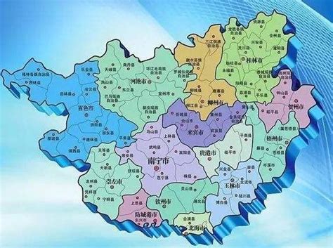 廣西南寧地圖